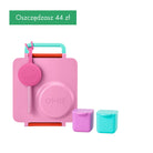 OmieBox Starter Set Pink Berry - różowy zestaw lunch boxa z termosem, sztućcami i pojemniczkami, dopasowany kolorystycznie