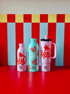 Kubek termiczny 24Bottles Straw Cup 800 ml Hey! PInk– trzyma ciepło do 12h, zimno do 24h. Szczelny, wygodny ze słomką, idealny w podróży i na co dzień