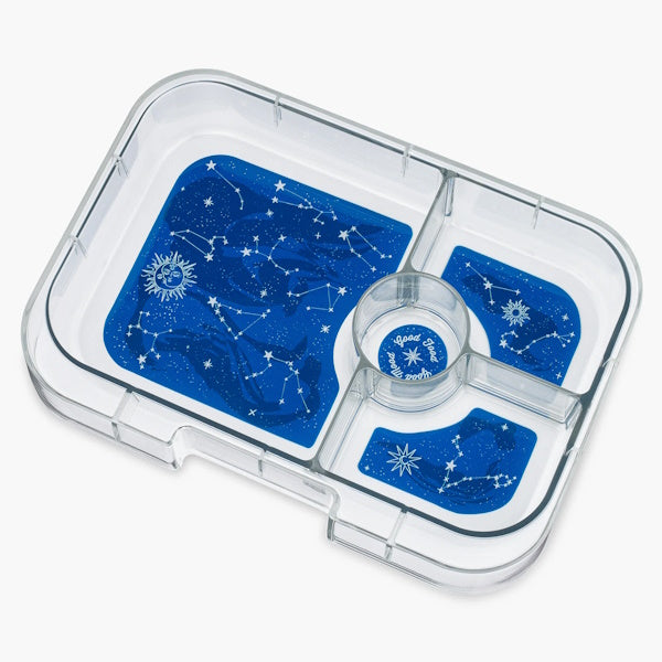 YUMBOX PANINO lunchbox, 4 przegródki, Luna Aqua/Zodiac tray Yumbox Lunch Boxes & Totes | TwójLunchBox