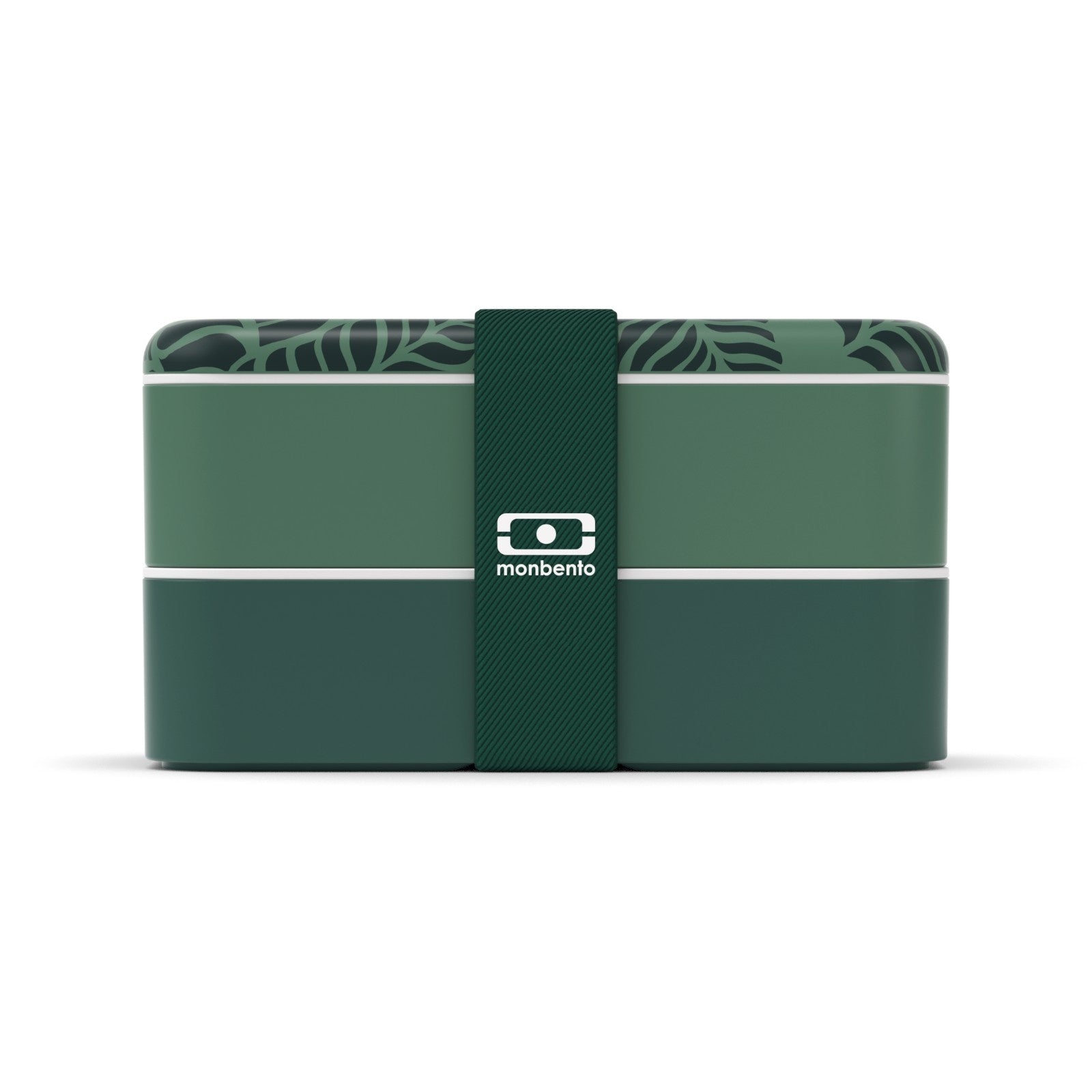 Monbento Original – dwupoziomowy lunchbox z miseczką. Szczelny, BPA free, do mikrofalówki i zmywarki. Stylowy francuski design, wzór: Jungle