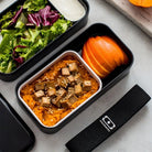 Czarny bento box premium Monbento Original 1000 ml o matowej powierzchni
