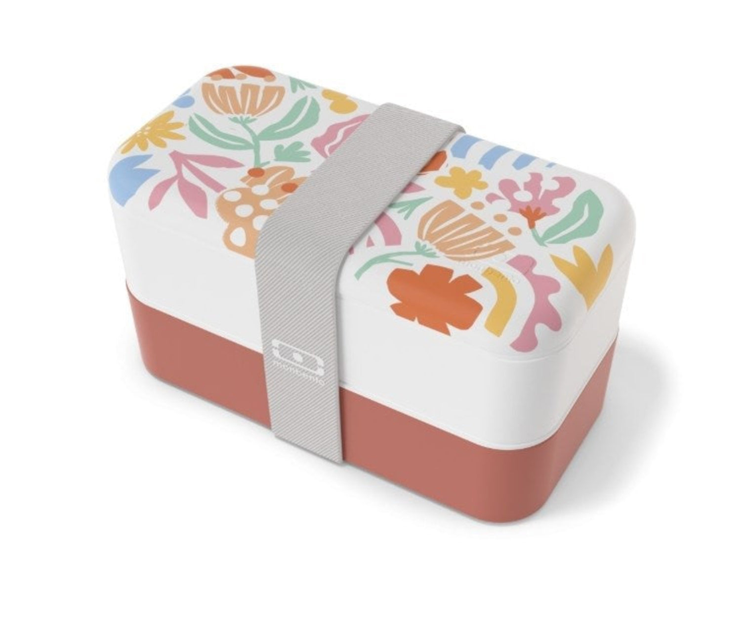 Monbento Original – dwupoziomowy lunchbox z miseczką. Szczelny, BPA free, do mikrofalówki i zmywarki. Stylowy francuski design, wzór: Papercut