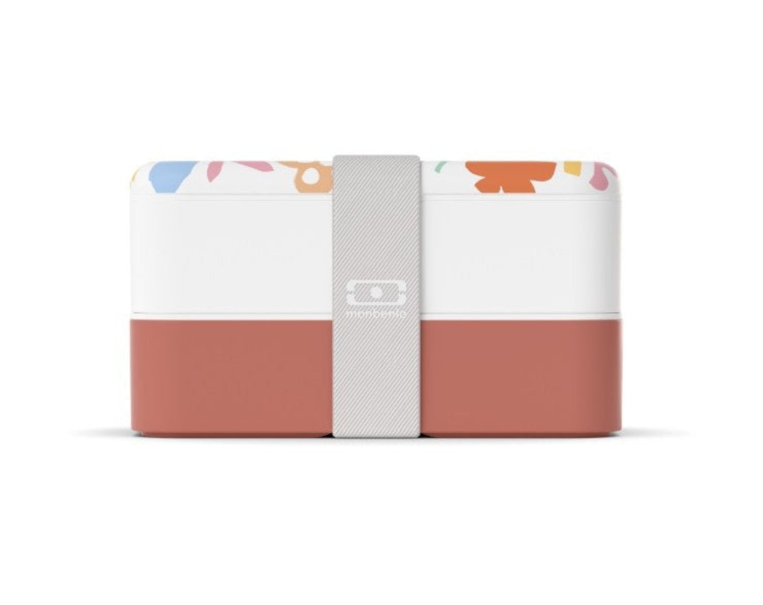 Monbento Original – dwupoziomowy lunchbox z miseczką. Szczelny, BPA free, do mikrofalówki i zmywarki. Stylowy francuski design, wzór: Papercut