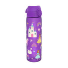 Różowa butelka ION8 Slim 500 ml Princess z motywem księżniczki do przedszkola