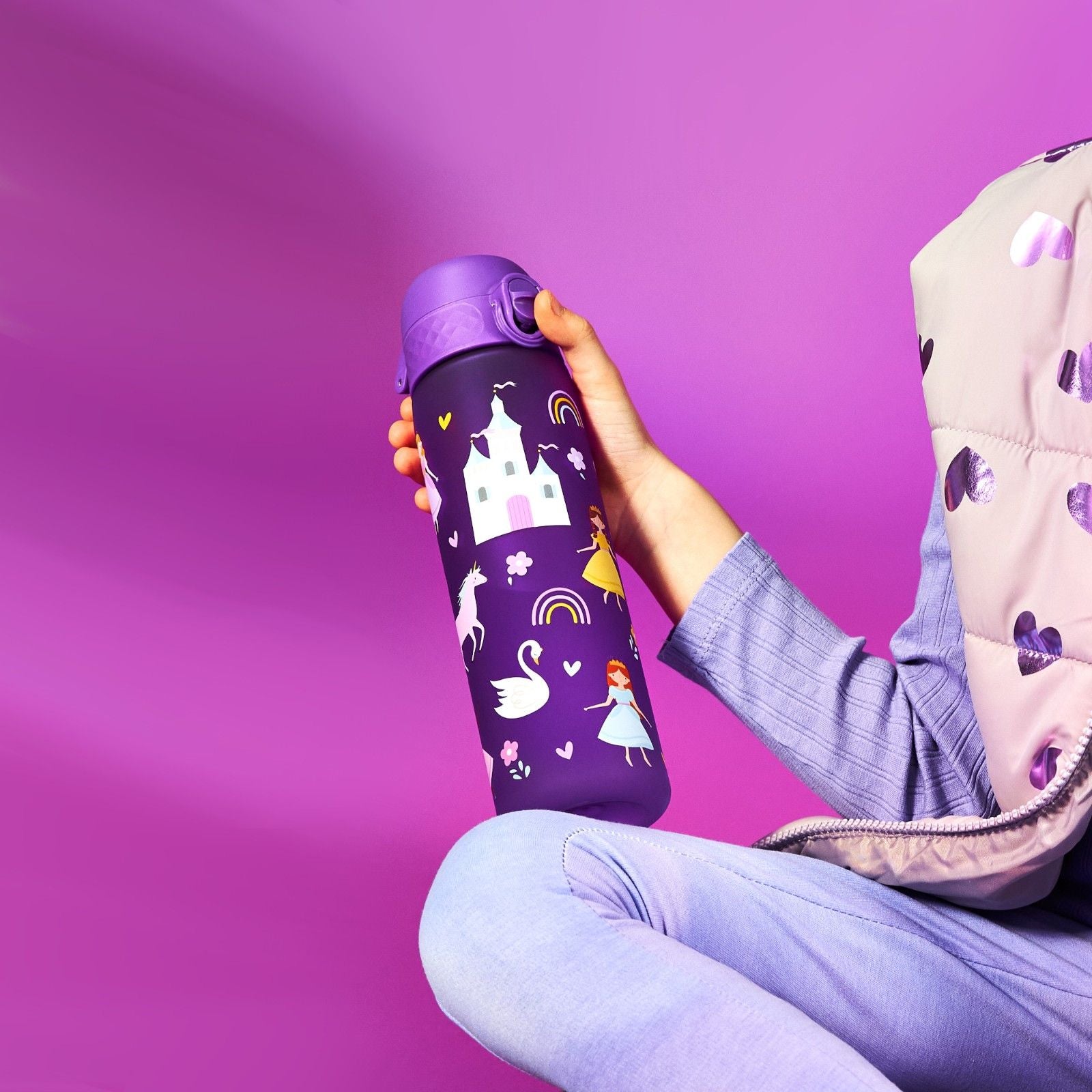ION8 Slim bidon dla dzieci 500 ml Princess