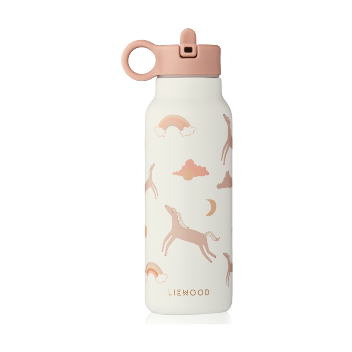 Stylowy bidon LIEWOOD Falk Dream – 350 ml, z ustnikiem, termiczny, z uroczym wzorem, dla dzieci.