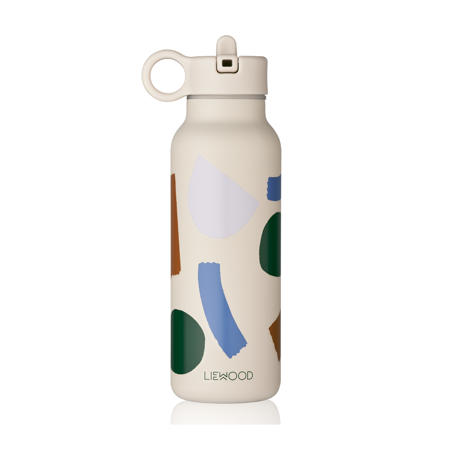 Stylowy bidon LIEWOOD Falk Paint Stroke – 350 ml, z ustnikiem, termiczny, z uroczym wzorem, dla dzieci.