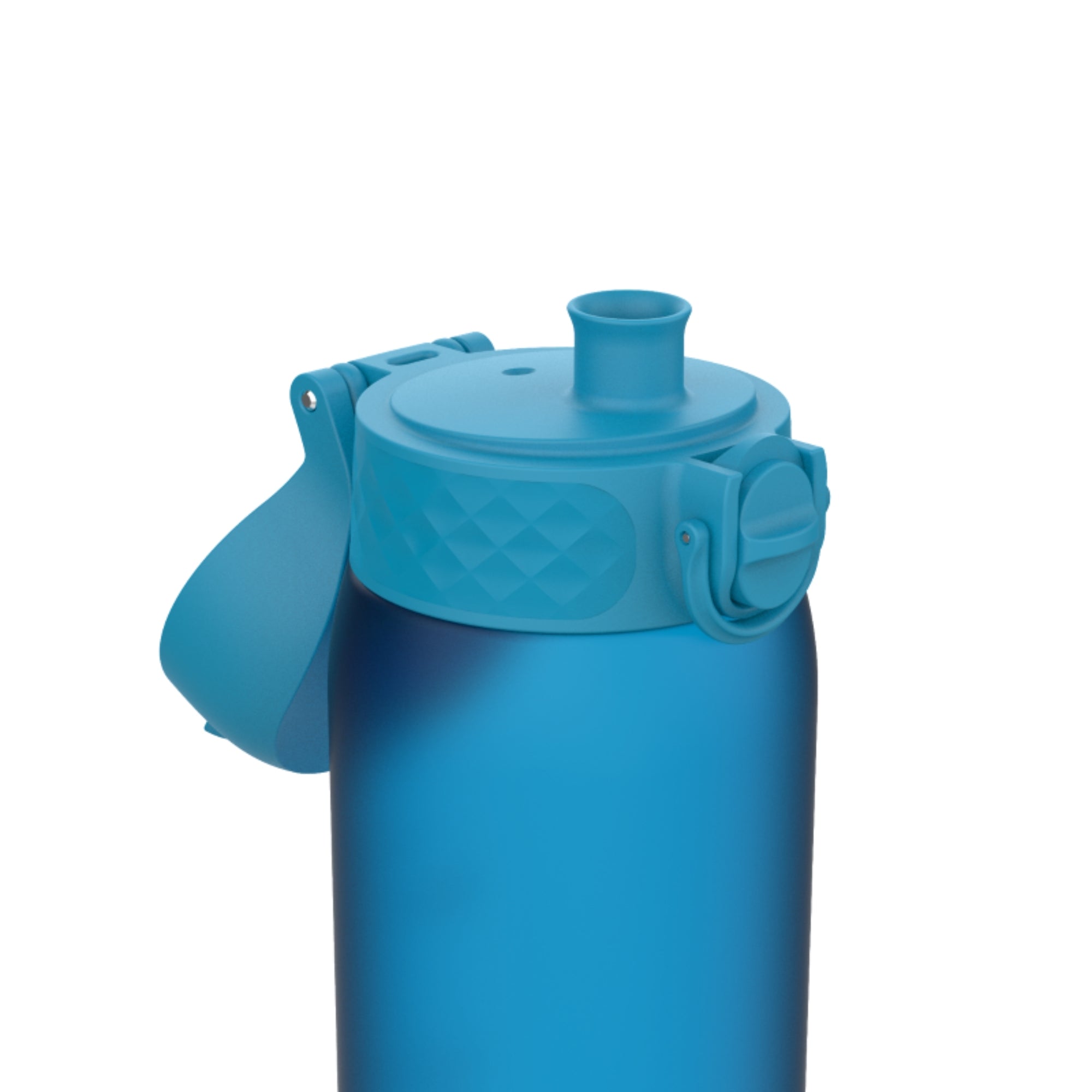 Bidon dla dzieci Ion8 Pod Blue 350 ml – szczelny, lekki i otwierany na klik