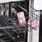 Bidon dla dzieci Ion8 Pod Daisy 350 ml ze stokrotkami– szczelny, lekki i otwierany na klik. Kolor: różowy