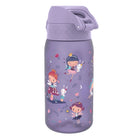 Bidon dla dzieci Ion8 Pod Fairies 350 ml z wróżkami – szczelny, lekki i otwierany na klik.
