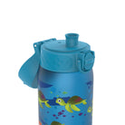 Bidon dla dzieci Ion8 Pod Sea Turtle 350 ml z żółwiami – szczelny, lekki i otwierany na klik.
