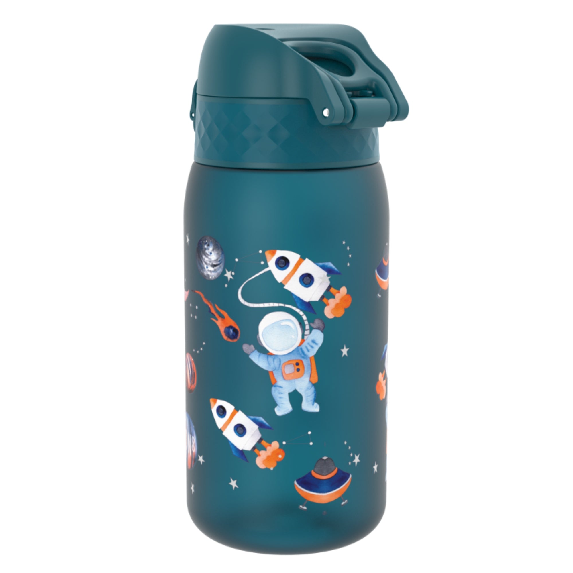 Bidon dla dzieci Ion8 Pod Space 350 ml – szczelny, lekki i otwierany na klik