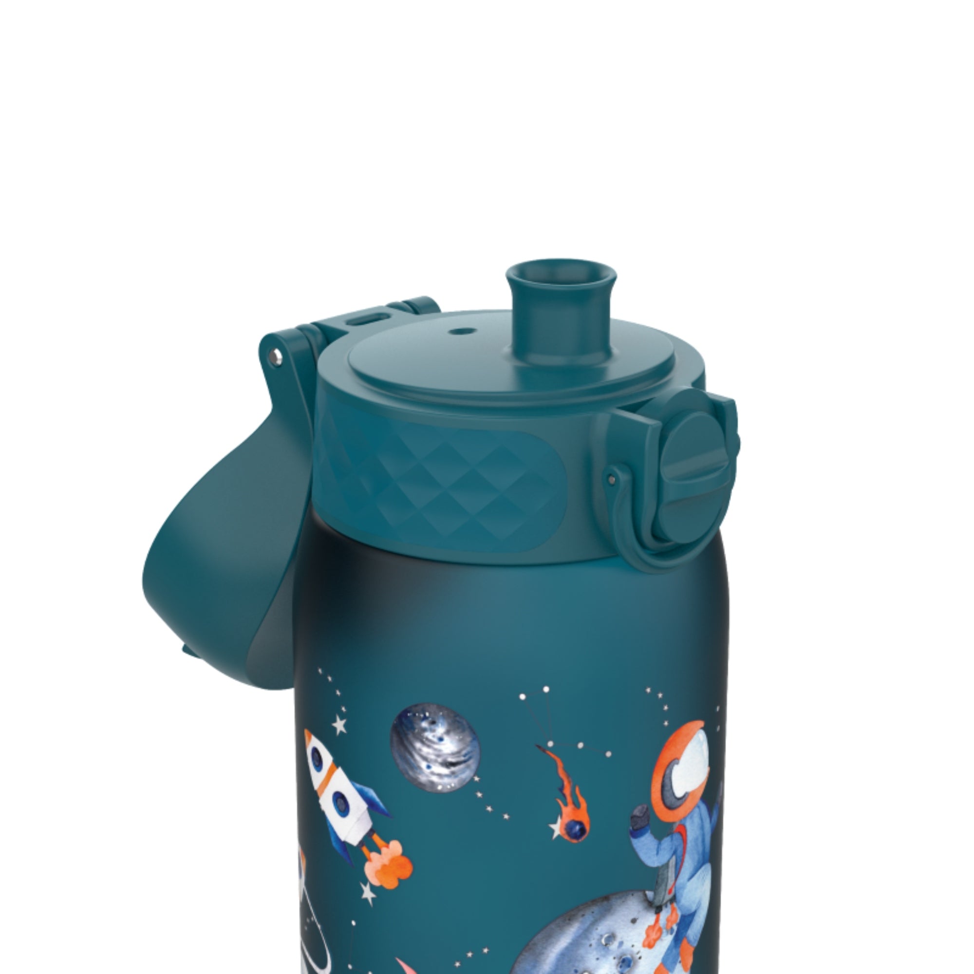 Bidon dla dzieci Ion8 Pod Space 350 ml – szczelny, lekki i otwierany na klik