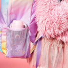 Bidon dla dziecka 350 ml Ion8 różowy z jednorożcem – szczelna butelka na wodę bez BPA do szkoły i na spacer. Kolor: różowy