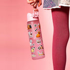 Bidon dla dzieci 500 ml Ion8 Dogs – lekki, nietoksyczny,  z ustnikiem i klapką, idealny do plecaka i samochodu, wzór: pieski