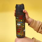 Bidon dla dzieci 500 ml Ion8 Gamer – lekki, nietoksyczny,  z ustnikiem i klapką, idealny do plecaka i samochodu