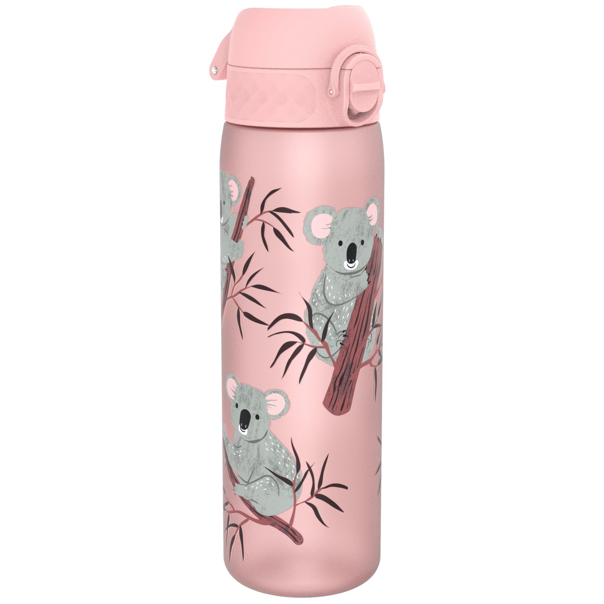 Bidon dla dzieci 500 ml Ion8 Koala  – lekki, nietoksyczny,  z ustnikiem i klapką, idealny do plecaka i samochodu