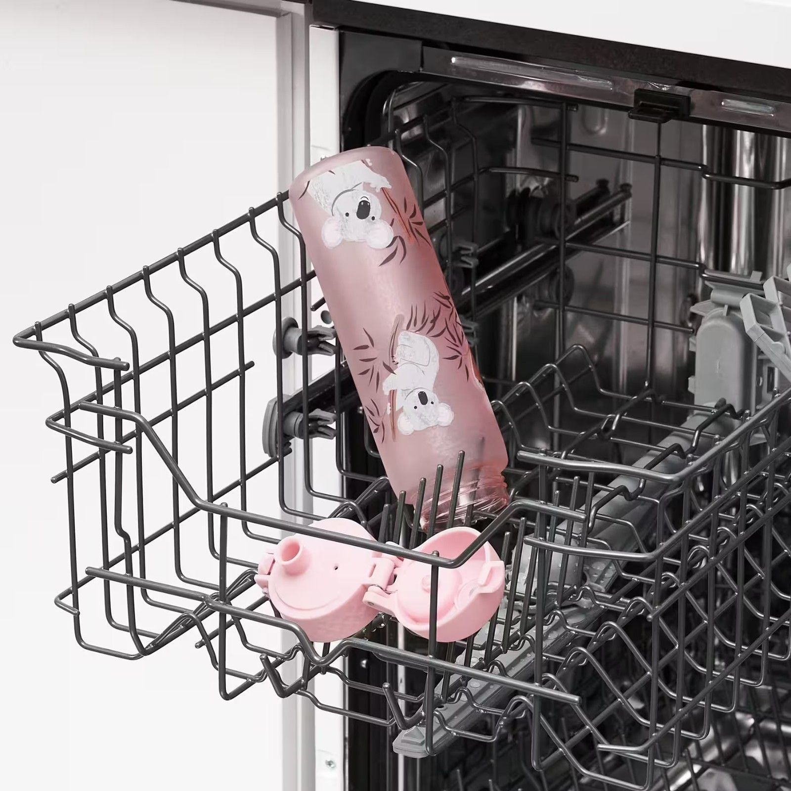 Bidon dla dzieci 500 ml Ion8 Koala  – lekki, nietoksyczny,  z ustnikiem i klapką, idealny do plecaka i samochodu