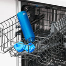 Bidon na wodę 500 ml Ion8 Blue – lekki, nietoksyczny, z ustnikiem i klapką, idealny do plecaka i samochodu, kolor: niebieski