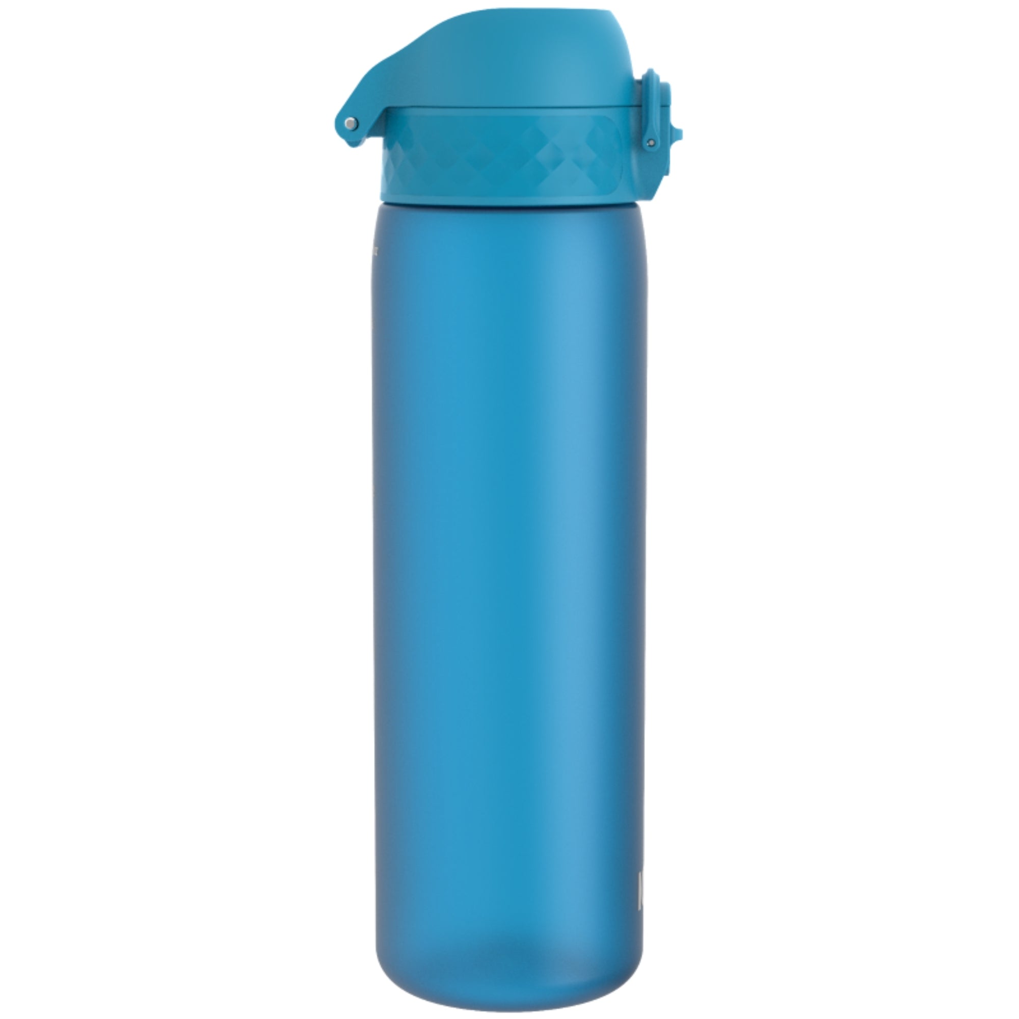 Bidon na wodę 500 ml Ion8 Blue – lekki, nietoksyczny, z ustnikiem i klapką, idealny do plecaka i samochodu, kolor: niebieski
