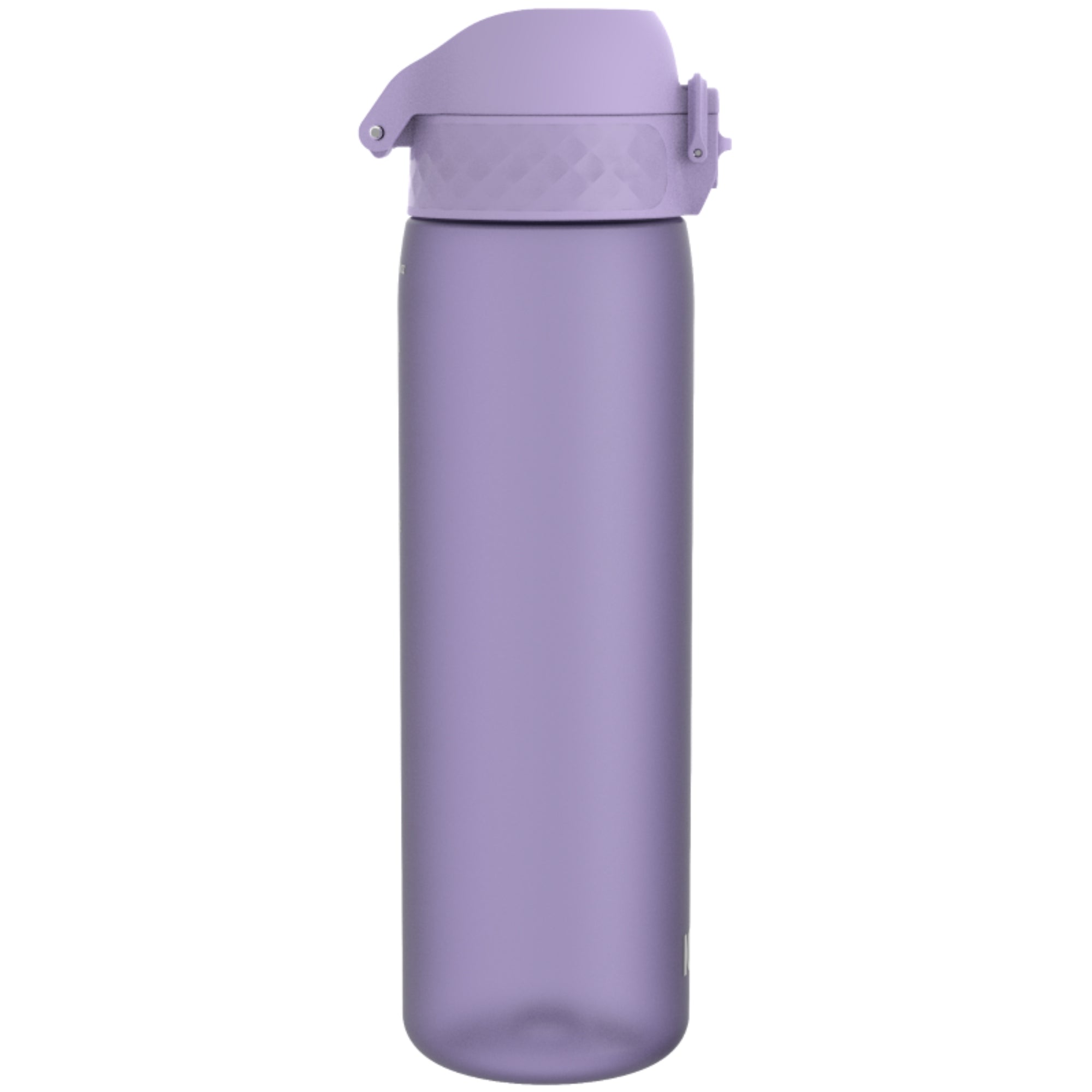 Bidon na wodę 500 ml Ion8 Playful Periwinkle – lekki, nietoksyczny,  z ustnikiem i klapką, idealny do plecaka i samochodu, kolor: fioletowy