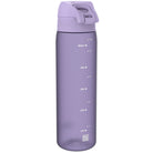 Bidon na wodę 500 ml Ion8 Playful Periwinkle – lekki, nietoksyczny,  z ustnikiem i klapką, idealny do plecaka i samochodu, kolor: fioletowy