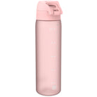 Bidon na wodę 500 ml Ion8 Rose Quartz – lekki, nietoksyczny,  z ustnikiem i klapką, idealny do plecaka i samochodu, kolor: różowy