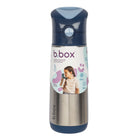B.box Midnight – bidon termiczny dla dzieci 500 ml, potrójna izolacja, silikonowa słomka, szczelny i bezpieczny, do zimnych i ciepłych napojów.