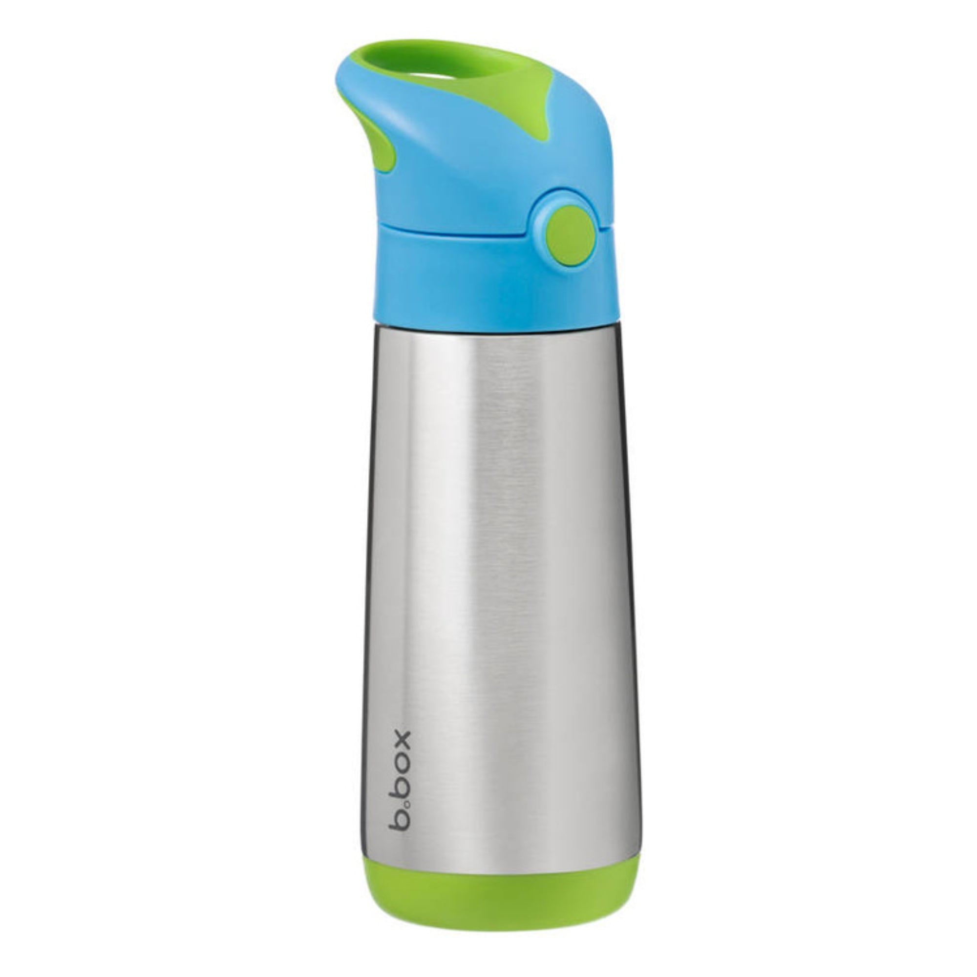 B.box Ocean Breeze – bidon termiczny dla dzieci 500 ml, potrójna izolacja, silikonowa słomka, szczelny i bezpieczny, do zimnych i ciepłych napojów.