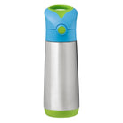 B.box Ocean Breeze – bidon termiczny dla dzieci 500 ml, potrójna izolacja, silikonowa słomka, szczelny i bezpieczny, do zimnych i ciepłych napojów.