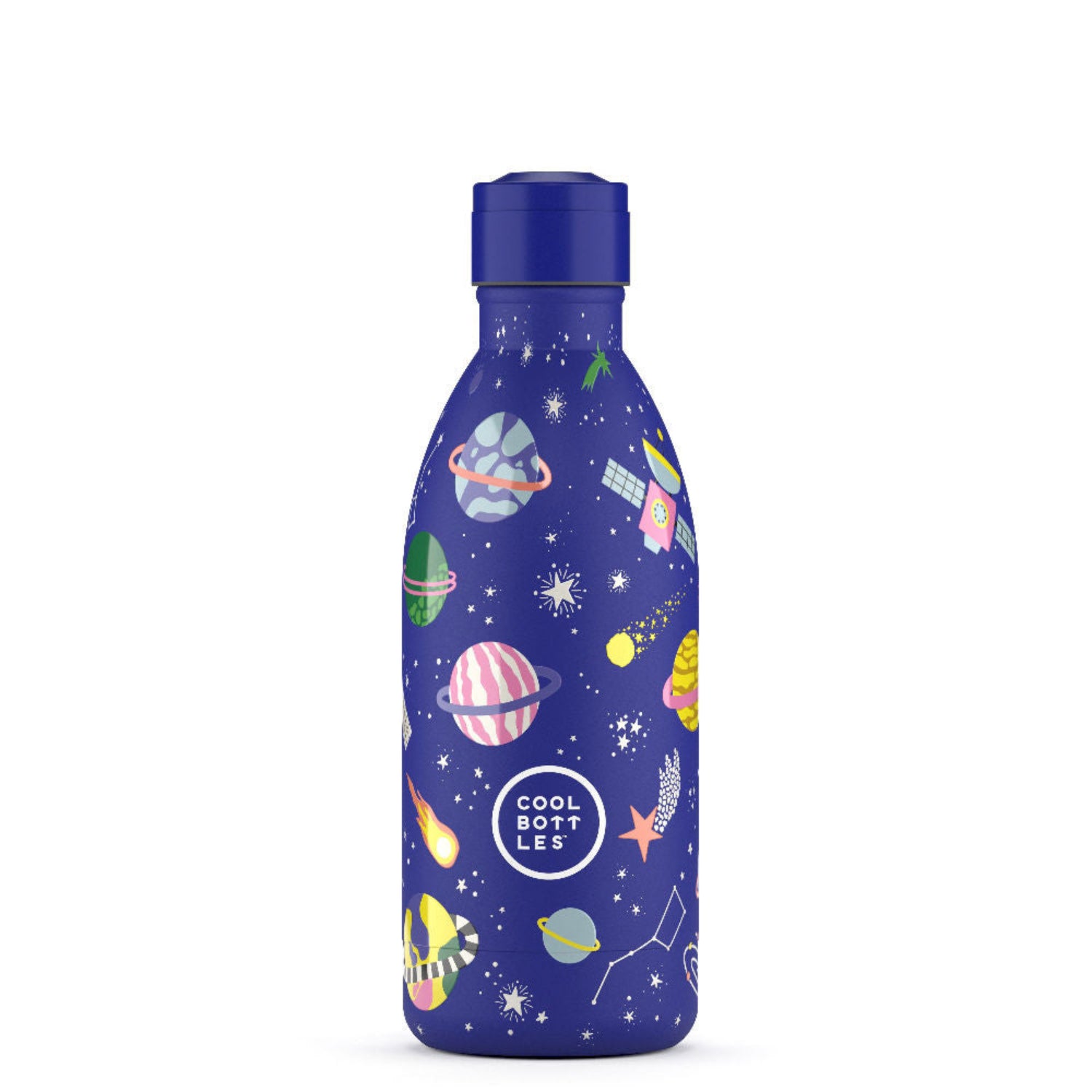 Cool Bottles Kids Stellar Journey – termiczna butelka dla dzieci, z ustnikiem, bez BPA, wzór: kosmos