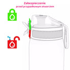 Bidon z miarką motywacyjną Ion8 Motivator 1L – z miarką, otwierany jednym kliknięciem, szczelny i bez BPA.