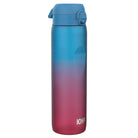Bidon z miarką motywacyjną Ion8 Motivator 1L Blue/PInk Gradient– z miarką, otwierany jednym kliknięciem, szczelny i bez BPA.