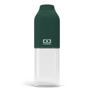 Monbento Positive M – ultralekka butelka 500 ml z tritanu. Trwała, kompaktowa, bez BPA, idealna do torby czy plecaka, wzór: dark green
