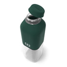 Monbento Positive M – ultralekka butelka 500 ml z tritanu. Trwała, kompaktowa, bez BPA, idealna do torby czy plecaka, wzór: dark green