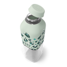 Monbento Positive M – ultralekka butelka 500 ml z tritanu. Trwała, kompaktowa, bez BPA, idealna do torby czy plecaka, wzór: green leopard