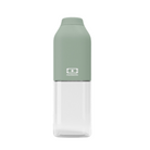 Monbento Positive M – ultralekka butelka 500 ml z tritanu. Trwała, kompaktowa, bez BPA, idealna do torby czy plecaka, wzór: natural green