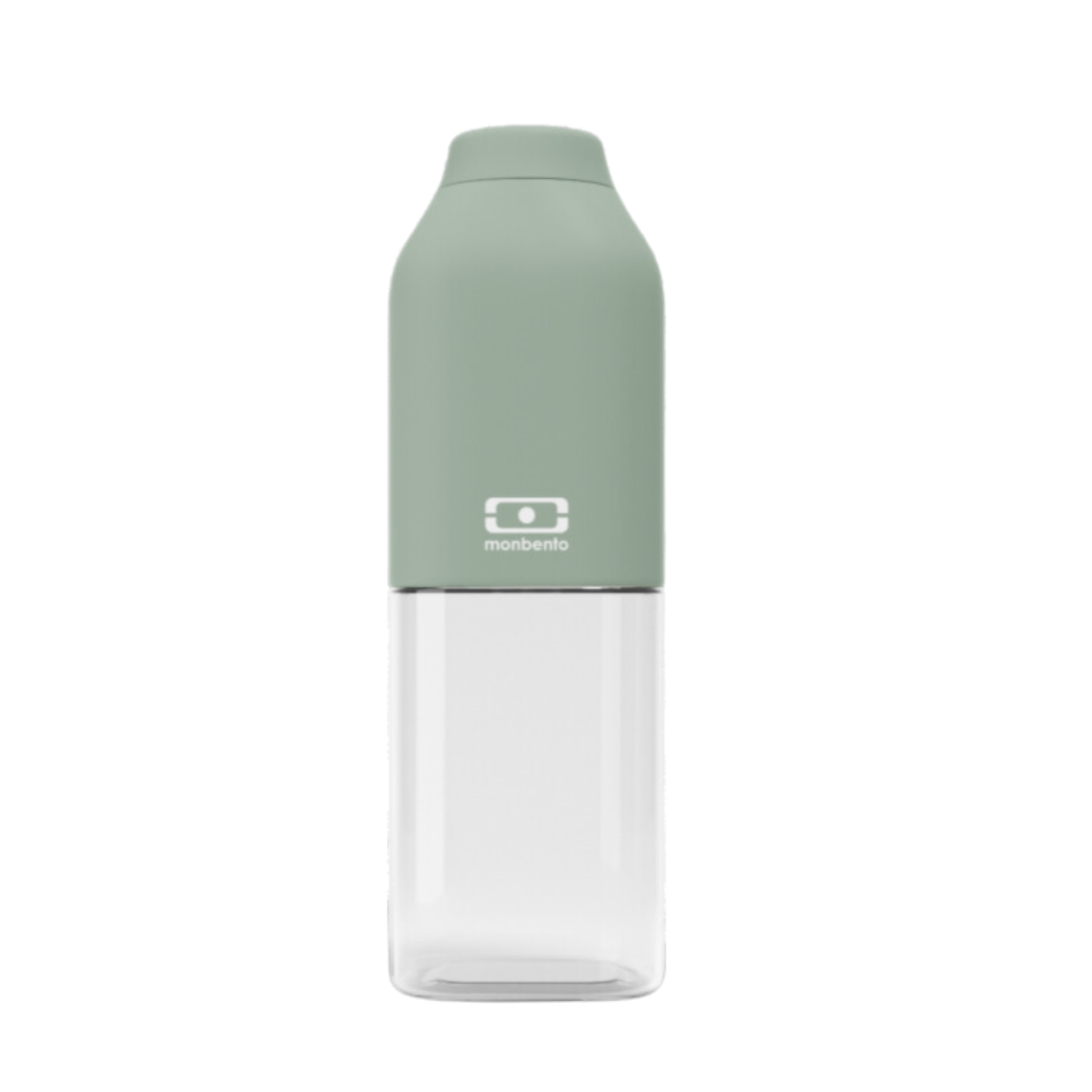 Monbento Positive M – ultralekka butelka 500 ml z tritanu. Trwała, kompaktowa, bez BPA, idealna do torby czy plecaka, wzór: natural green