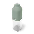 Monbento Positive M – ultralekka butelka 500 ml z tritanu. Trwała, kompaktowa, bez BPA, idealna do torby czy plecaka, wzór: natural green