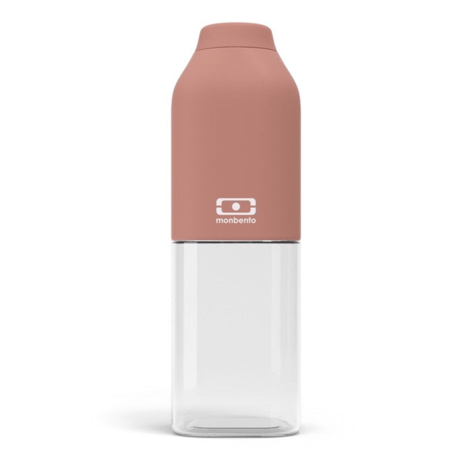 Monbento Positive M – ultralekka butelka 500 ml z tritanu. Trwała, kompaktowa, bez BPA, idealna do torby czy plecaka, wzór: pink moka