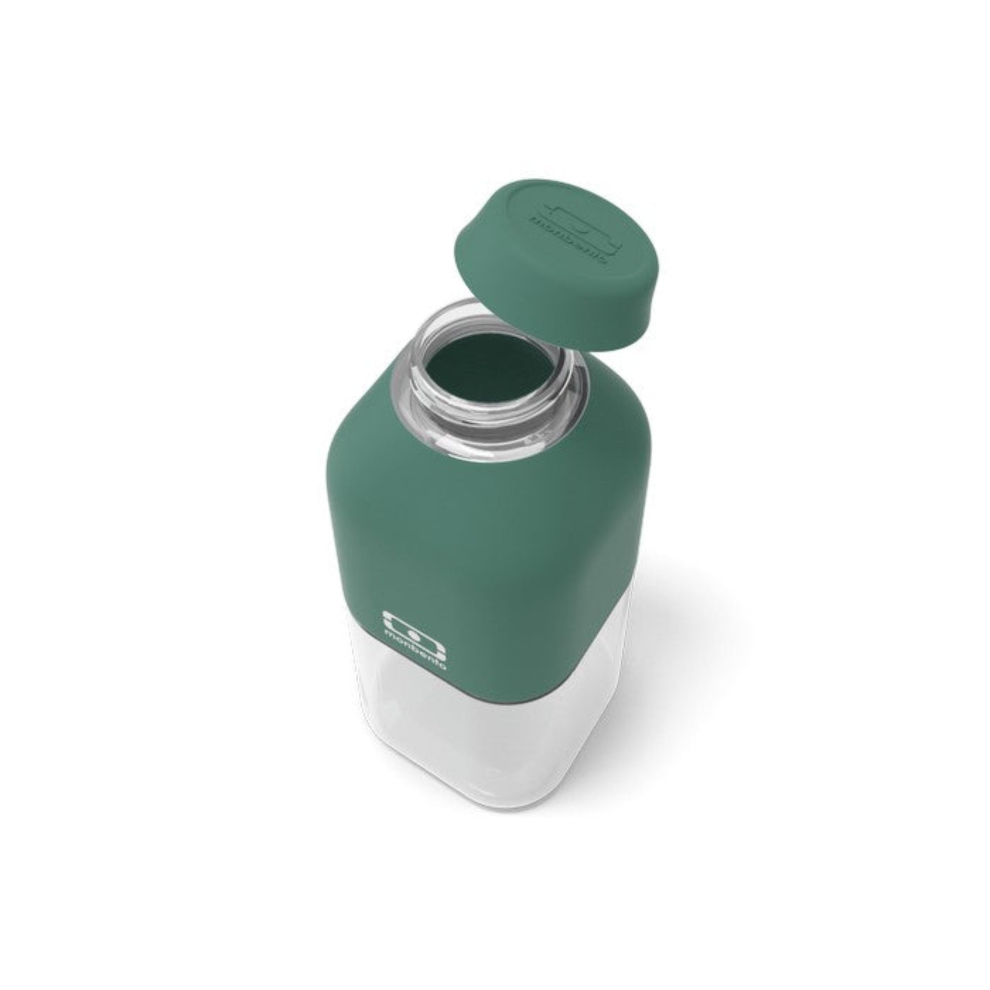 Monbento Positive S Forest Green – ultralekka butelka 350 ml z tritanu. Trwała, kompaktowa, bez BPA, idealna do torby czy plecaka, kolor: zielony