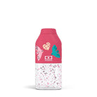 Monbento Positive S Pink Birds – ultralekka butelka 350 ml z tritanu. Trwała, kompaktowa, bez BPA, idealna do torby czy plecaka, wzór: ptaszki
