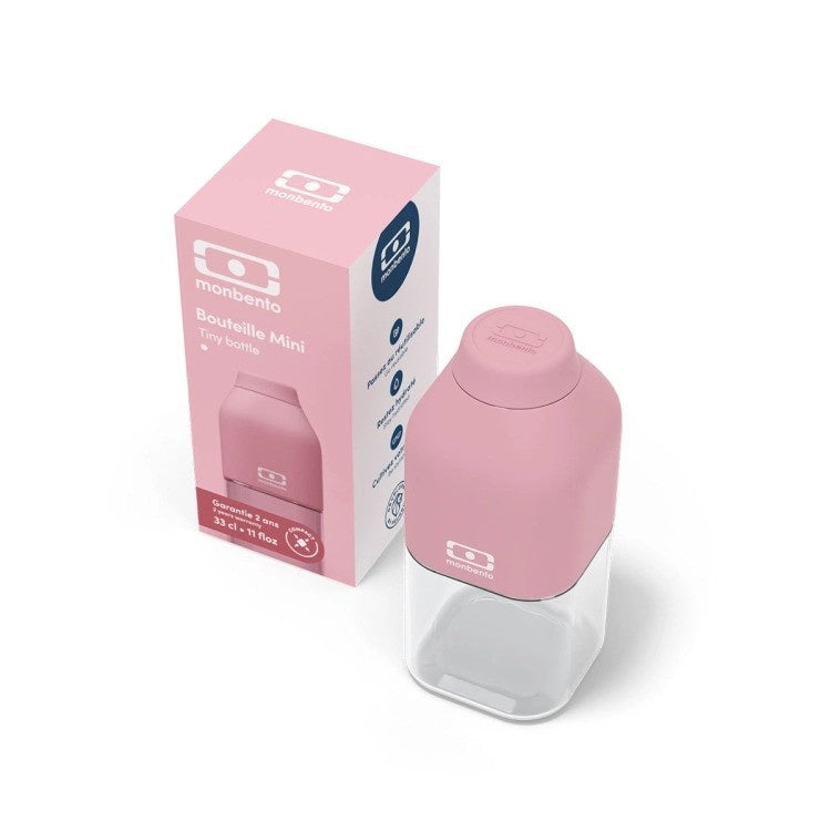 Monbento Positive S Pink – kompaktowy różowy bidon tritanowy dla dzieci