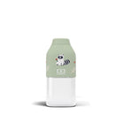 Monbento Positive S Racoon – ultralekka butelka 350 ml z tritanu. Trwała, kompaktowa, bez BPA, idealna do torby czy plecaka, wzór: szop