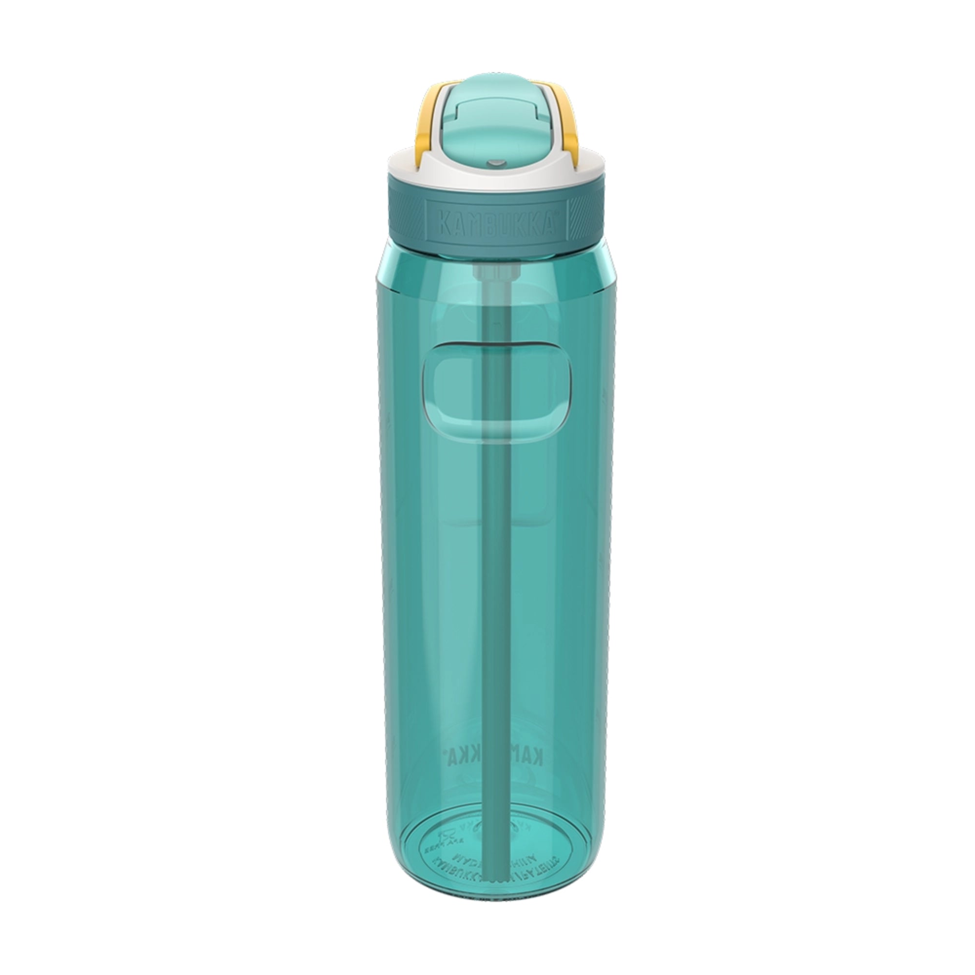 Kambukka Lagoon 1000 ml Zesty Green – tritan, słomka do ostatniej kropli, schowany ustnik, lekka, szczelna, bez BPA, idealna na rower i siłownię, kolor: zielony