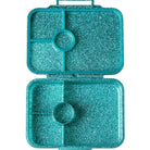 LekkaBox Glamour aqua brokatowa śniadaniówka z przegródkami
