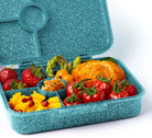 Morska brokatowa śniadaniówka bento LekkaBox Glamour dla dziecka