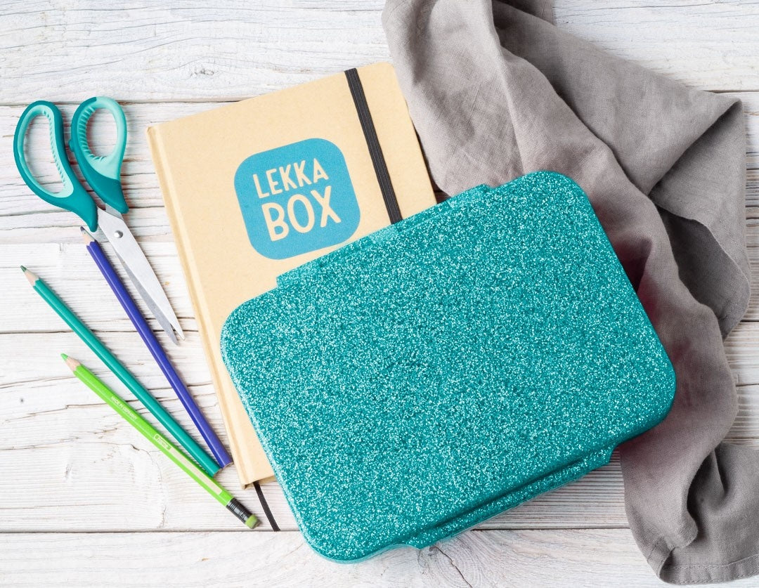 LekkaBox Glamour Aqua – ekologiczny lunchbox bez plastiku w kontakcie z jedzeniem