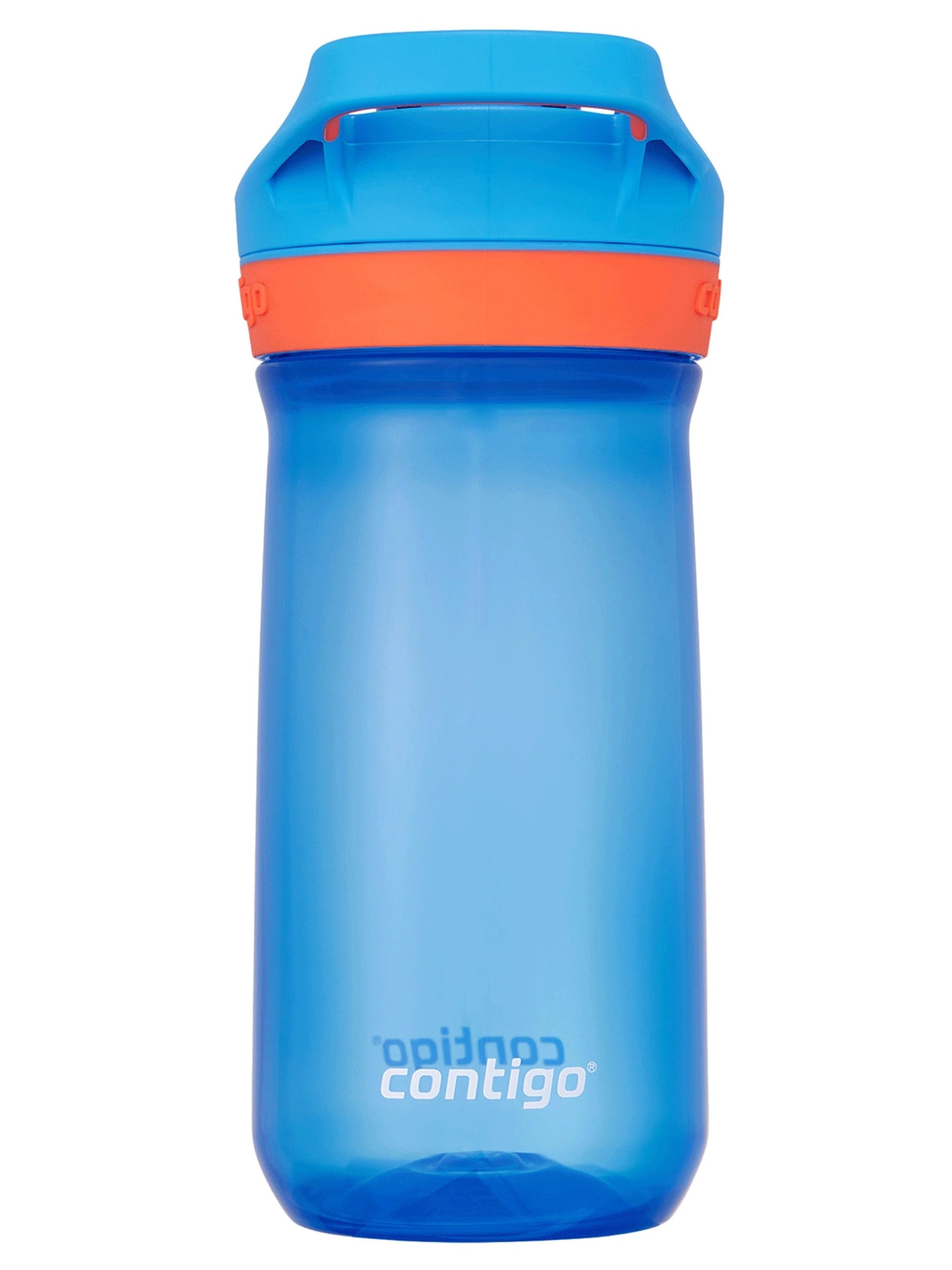 Contigo Jessie Blue Poppy – bezpieczna butelka dla dziecka, szczelna i prosta w użyciu jedną ręką, kolor: niebieski