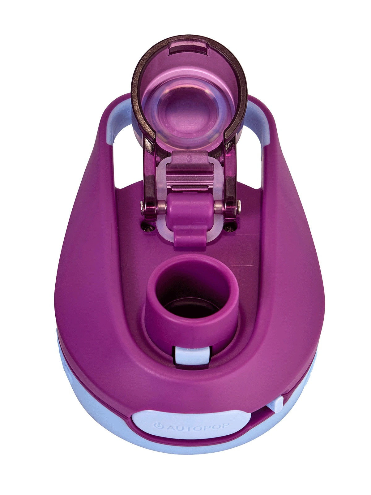 Contigo Jessie Grape Purple – bezpieczna butelka dla dziecka, szczelna i prosta w użyciu jedną ręką, kolor: fioletowy